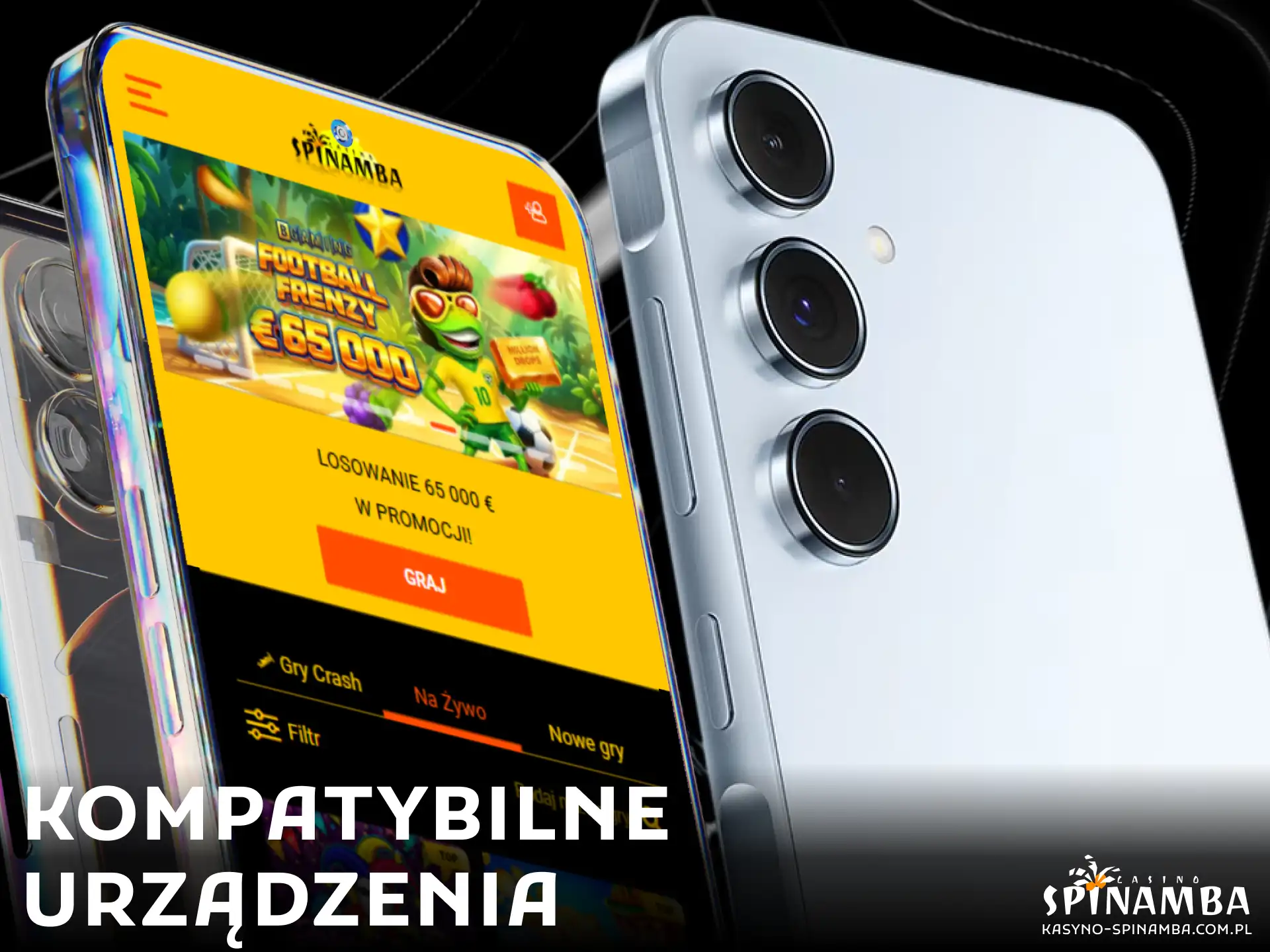 Lista marek i modeli smartfonów z systemem Android kompatybilnych z aplikacją mobilną Spinamba.