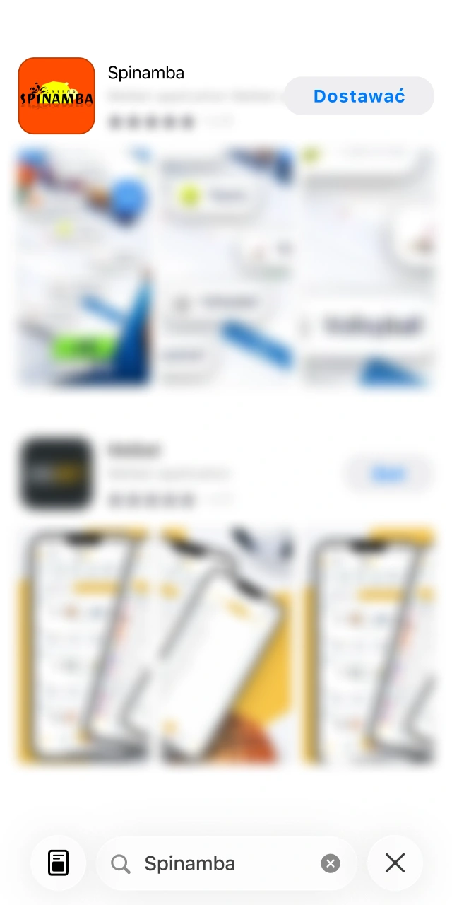 Przejdź do oficjalnego sklepu z aplikacjami App Store firmy Apple bezpośrednio z bezpiecznego linku udostępnionego przez Spinamba.