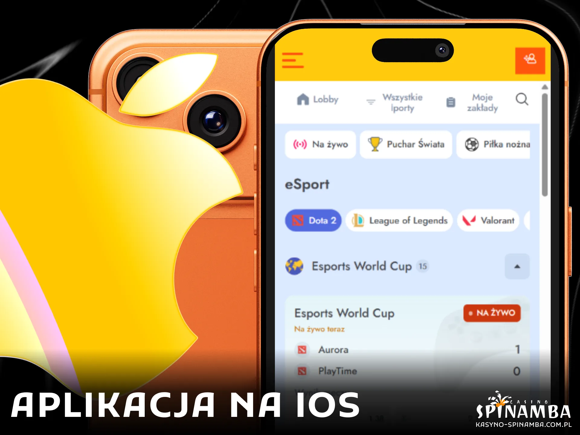 Proces instalacji aplikacji mobilnej Spinamba przeznaczonej dla urządzeń Apple iPhone oraz iPad.