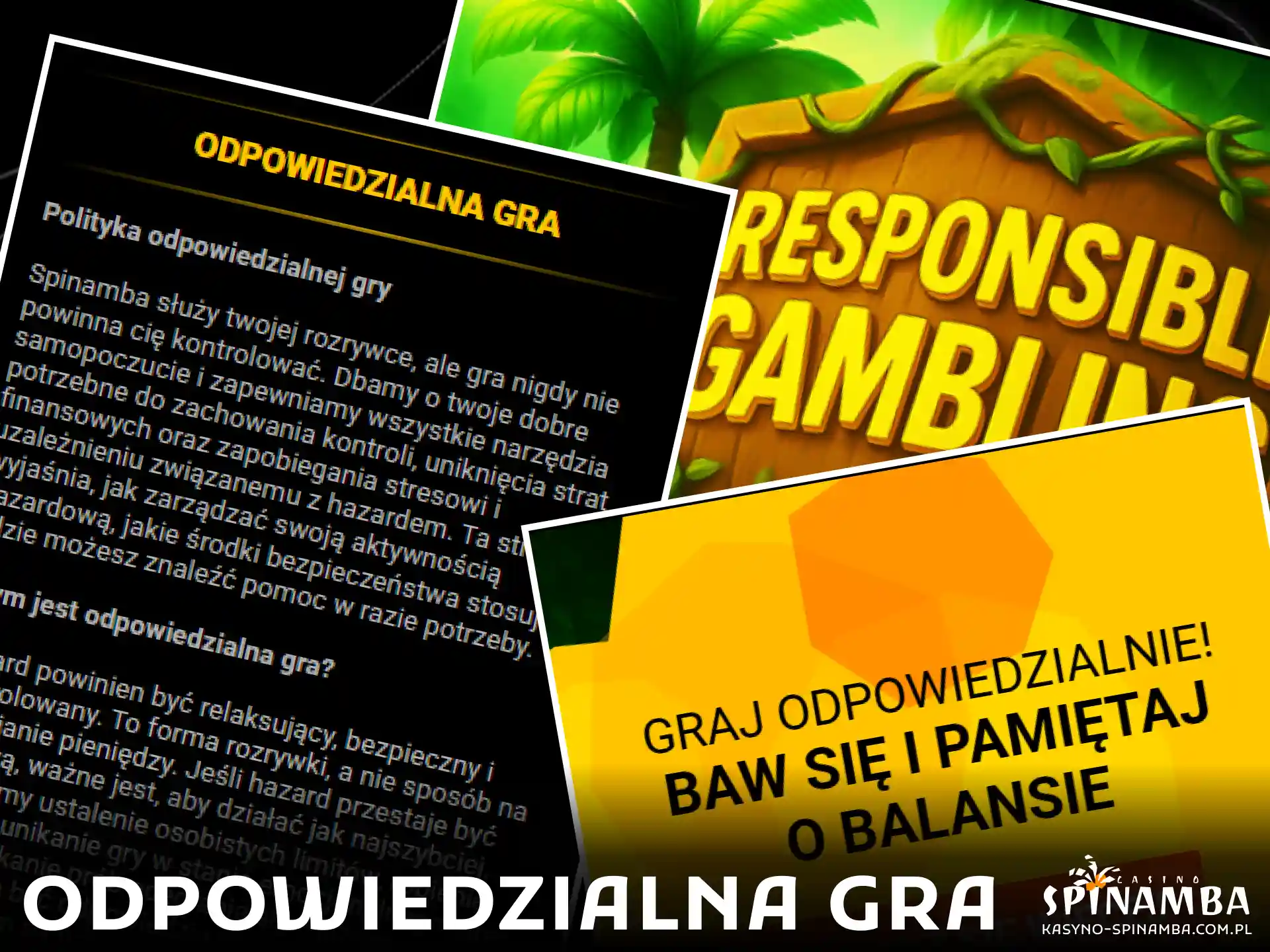 Dowiedz się więcej o zasadach odpowiedzialnej gry i limitach bezpieczeństwa na Spinamba.